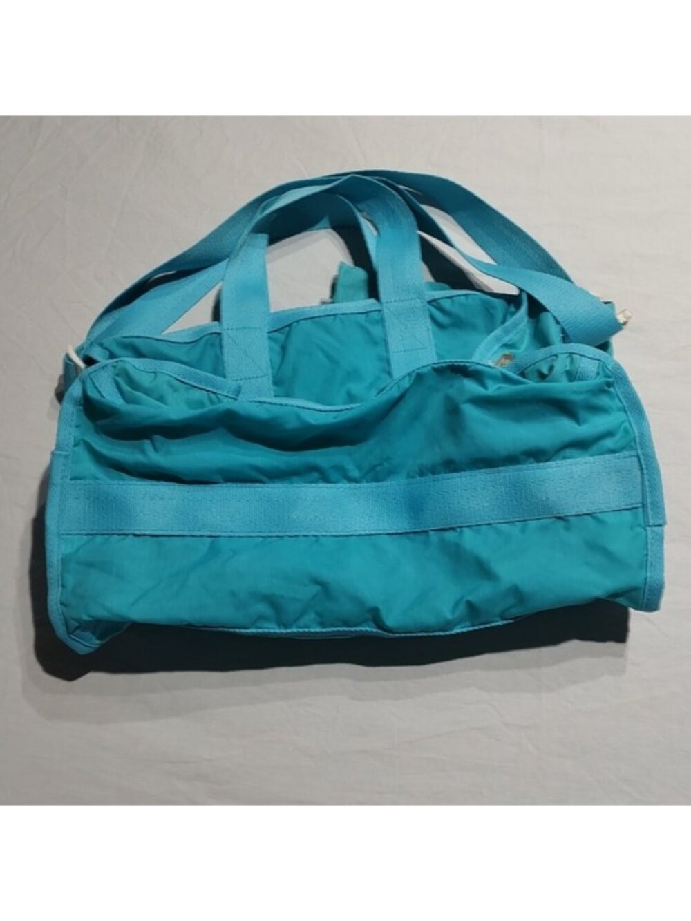 LeSportsac Aqua Medium Weekender Bag Vintage Made in USA - Picture 6 of 16